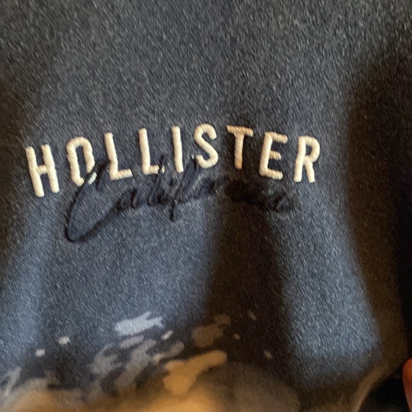 Rare Hollister Embroidered Hoodie Sweatshirt - Picture 12 of 12